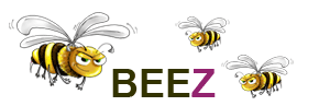 Logo Beez, 3 freche Bienchen